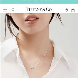 Tiffany & Co. bean necklace